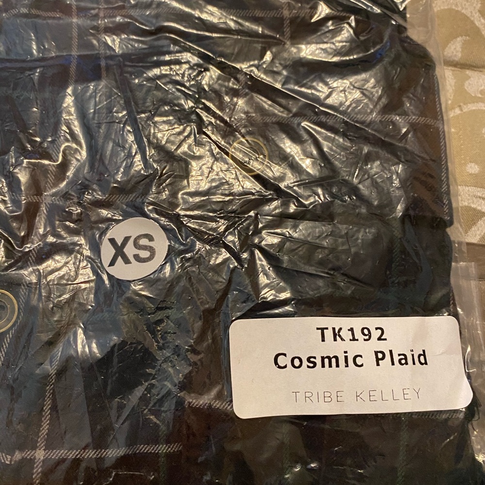 Tribe Kelley cosmic plaid tee